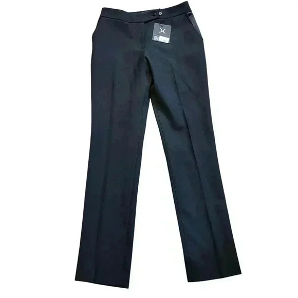GSTQ Satin Tuxedo Black Pants - Picture 1 of 5